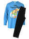 Kybbvs Men's Winter Pajamas Set Blue