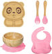 Queen Mother Panda Silicone Feeding Set With An...