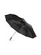 Rezistent la vânt Umbrelă de ploaie Compact Black