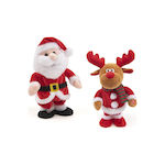 Santa Claus in Reindeer with Moving 30cm