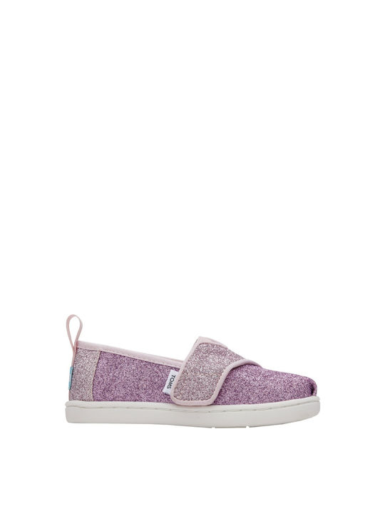 Toms Espadrile pentru Copii cu închidere Hoop & Loop Violet