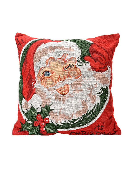 Kaemingk Christmas Decorative Pillow Square Red...