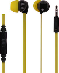Sencor Ακουστικά Ψείρες In Ear Sep 170 Vc Κίτρινα