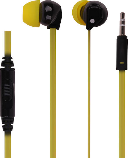 Sencor Ακουστικά Ψείρες In Ear Sep 170 Vc Κίτρινα