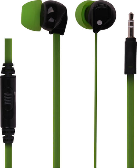 Sencor Ακουστικά Ψείρες In Ear Sep 170 Vc Πράσινα