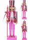 Koopman Nutcracker de Crăciun Roz