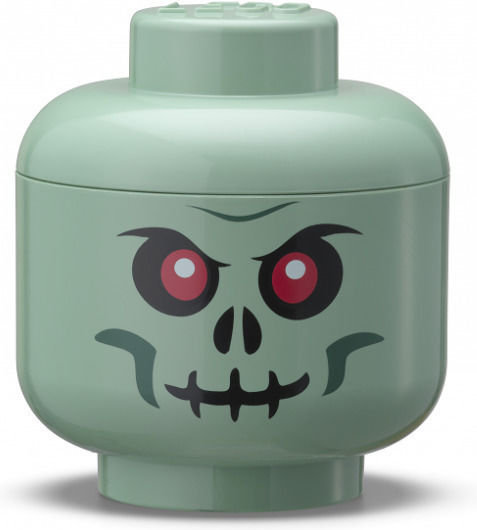 LEGO Παιδικό Κουτί Αποθήκευσης από Πλαστικό Mini Skeleton Πράσινο 10.2x12x10.2cm