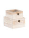 BigBuy Wooden Decorative Box