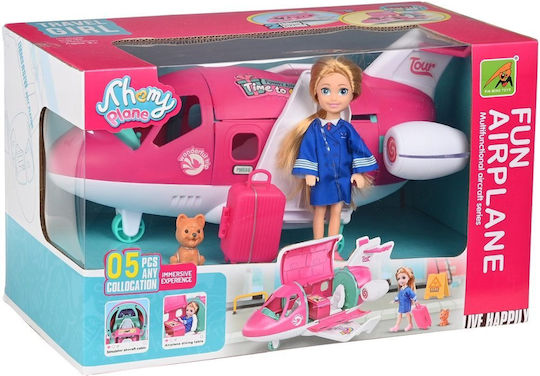 Martin Toys Fun Airplane Puppenfahrzeug für 3+ Jahre alt+ Jahre