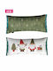 Kentia Weihnachtsdekoratives Kissen Rechteckig Grün 30x60cm