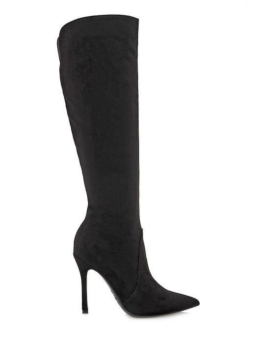 Primadonna Wildleder Damenstiefel Schwarz