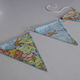 Decocraft Worldmap Flags in Blue Color