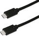 Roline USB 3.2 Cable USB-C male - USB-C 100W PD Μαύρο 1.5m 11.44.9072-10