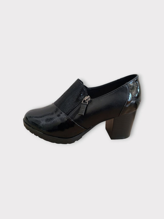 Plato Damen Knöchelstiefel Schwarz