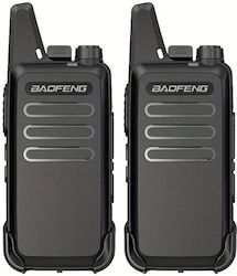 Baofeng BF-T20 Walkie Talkie 5W without Screen Black 2pcs