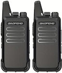 Baofeng BF-T20 Walkie Talkie 5W without Screen Black 2pcs