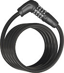 Abus Bk Bicycle Cable Lock with Combination Black