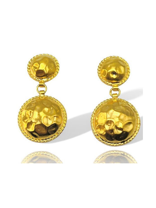 Earrings made of Silver Gold Plated