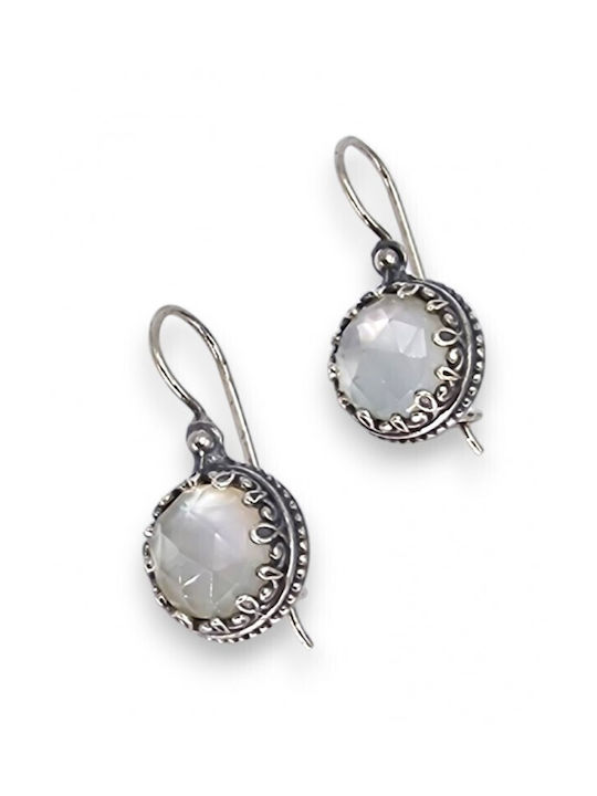 Earrings made of Silver with Stones