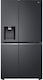 LG Ψυγείο Ντουλάπα 635lt Total NoFrost Υ179xΠ91.3xΒ73.5εκ. Μαύρο