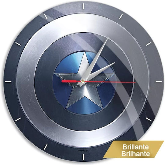 ERT Group Wall Clock Blue Ø30.5cm