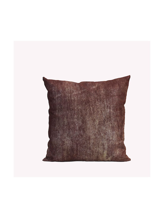 Decocraft Vintage Burgundy Decorative Pillow Ca...