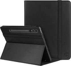 Rosso Flip Cover (Galaxy Tab S9+) Μαύρη Rosso Flip Cover (Galaxy Tab S9+) Μαύρη