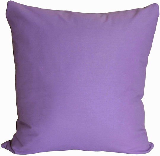 Decocraft Throw Pillow Case Basic Lilac 45x45cm Decocraft Throw Pillow Case Basic Lilac 45x45cm