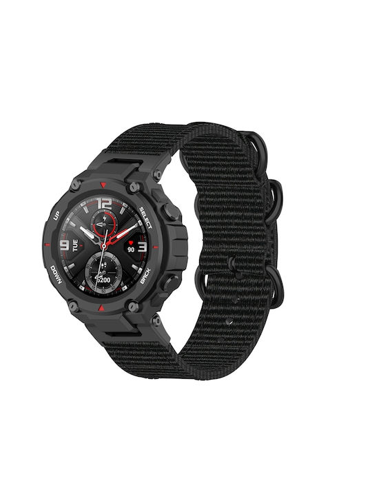 Armband Stoff Schwarz (Amazfit T-Rex)