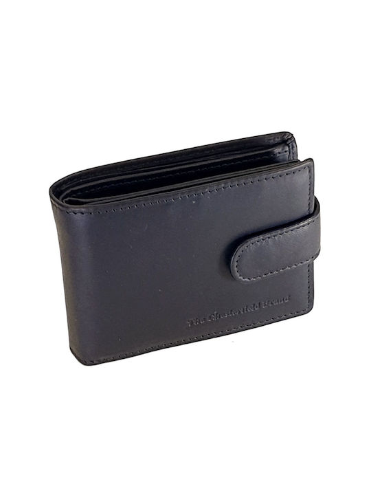 The Chesterfield Brand Men's Leather Card Wallet with RFID Black