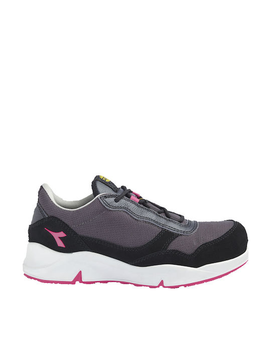 Diadora Waterproof Work Shoe Gray S1PL with Puncture Resistance ESD Oil Resistance and Slip Resistance