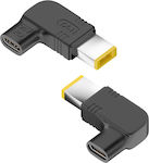 Powertech Βύσμα για Φορτιστή USB-C σε Lenovo 11x4.5mm, μαύρο