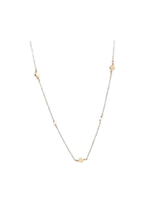 Rubini Halskette aus Gold 14K