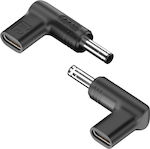 Powertech Ladegerät Stecker USB-C an Lenovo 4x1,7mm, schwarz