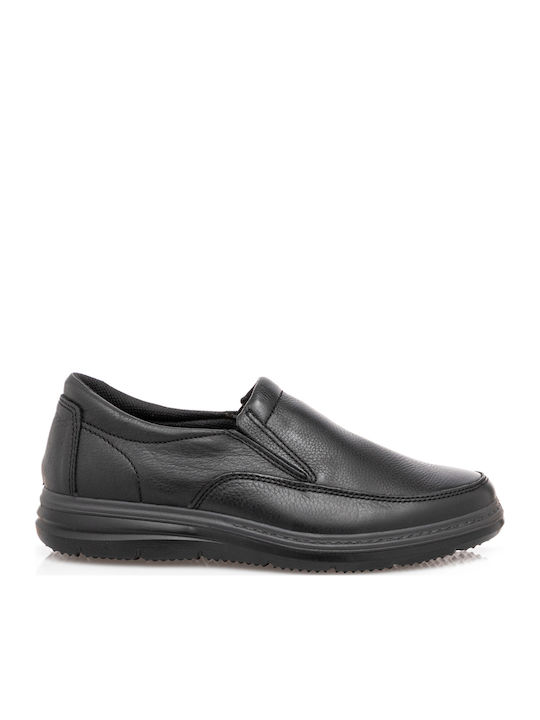 Imac Leder Herren Freizeitschuhe Schwarz