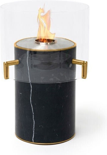 Ecosmart Fire Pillar 3T Boden Bioethanol Kamine Innen- / Außenbereich Schwarz