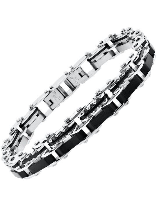 Xrisokosmima Herren Armband aus Stahl