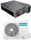 Hisense UnitAUD105UX4REH8 / AUW105U4RK7 Gewerbliche Inverter-Klimaanlage Unterputz-Deckeneinheit