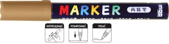 M&G Marker Acrilic 2mm Maro