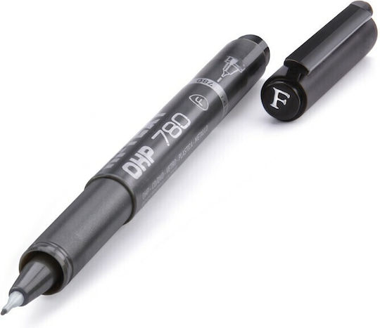 Etafelt Hi-Text Transparency Markers Black 12pcs