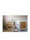Santa Bebe Бебешко Креватче Бял за Матрак 70x140см