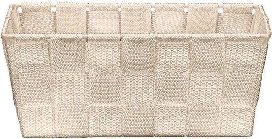 Kleine Wolke Storage Basket Plastic Beige 24x18.5x9cm 1pcs