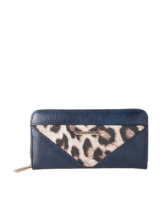 V-store Groß Damen Geldbörse Karten Marineblau