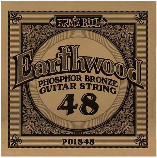 Ernie Ball Μονή Χορδή Phosphor Bronze Ακουστικής Κιθάρας 48"