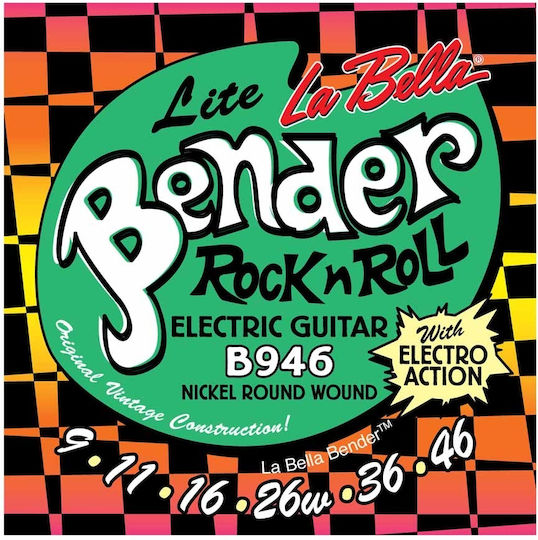 La Bella Super Bender Набор Струни За Електрическа Китара 9 - 46