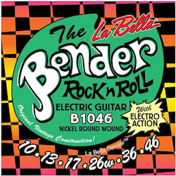 La Bella Super Bender 010 E-Gitarrensaiten Set 10 - 46