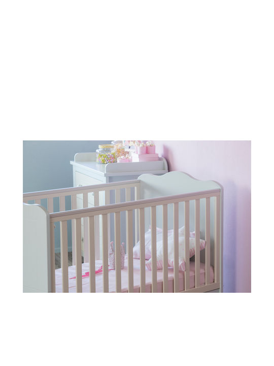 Santa Bebe Βρεφική Κούνια Rigel Λευκή για Στρώμα 70x140cm