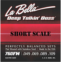 La Bella Deep Talkin Flats Corzi Pentru Bas Simplă