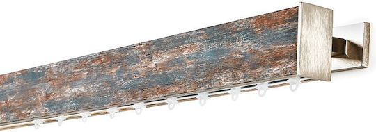 Anartisi Novel Einweg Vorhangschiene in Braun Farbe 300εκ. NOVEL-NL5