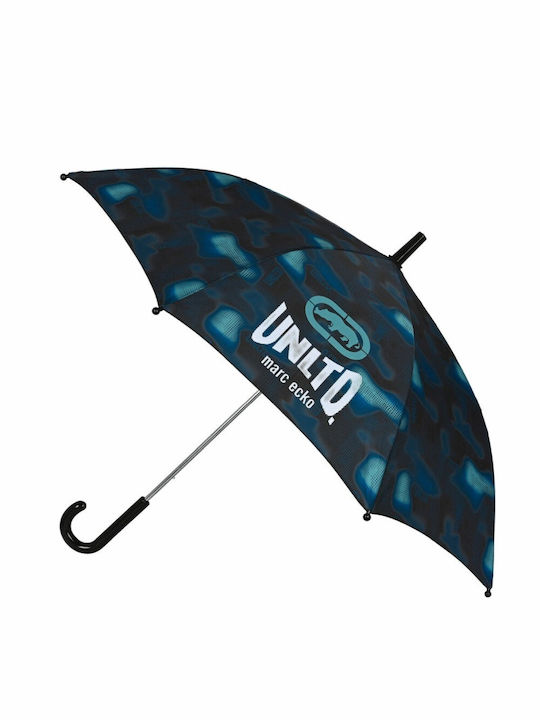 Ecko Unltd Umbrella with Walking Stick Black